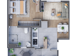 Planta Adaptada Com Garden Frontal